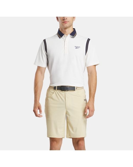 Reebok Natural Varsity Polo Shirt