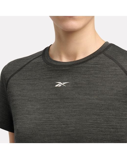 Reebok Black Id Core Melange T-Shirt