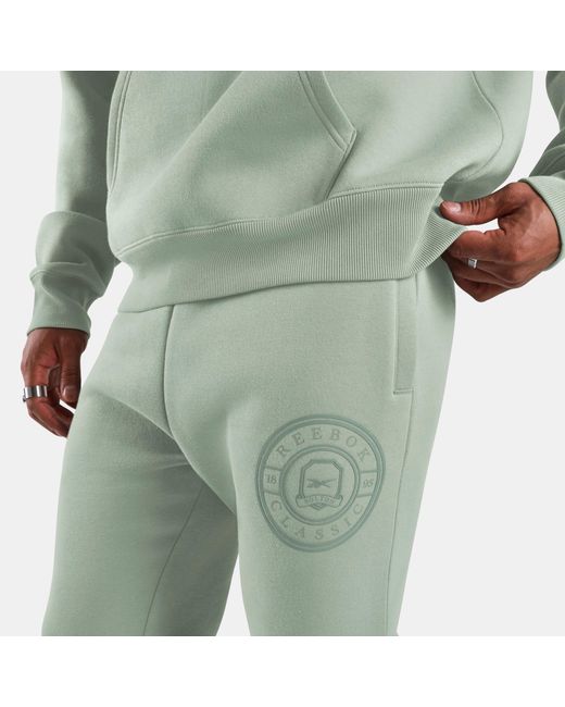 Reebok Green Crest Jogger Pant for men