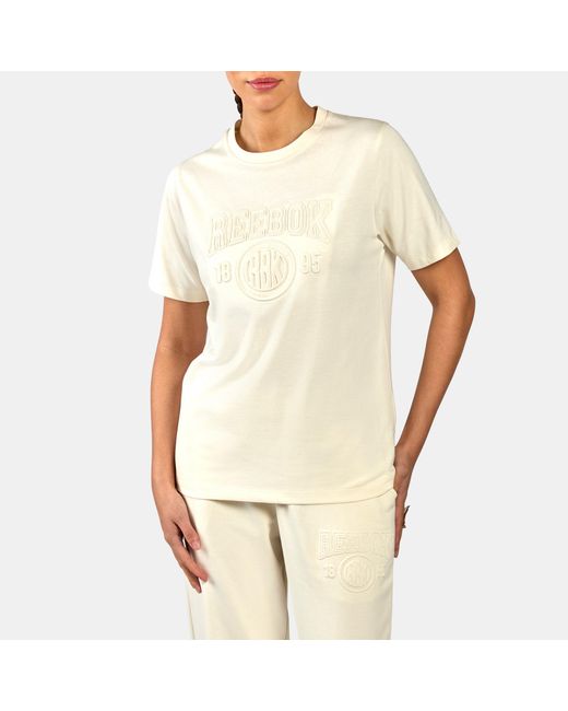 Reebok Natural Embossed Edge T-Shirt