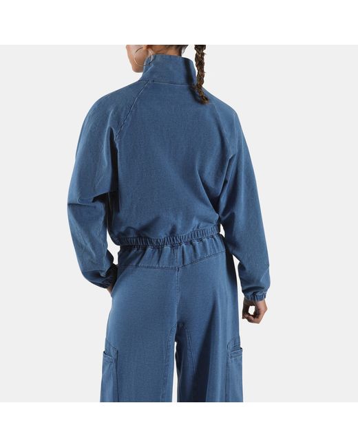 Reebok Blue Street Sport Vector Icon Track Jacket