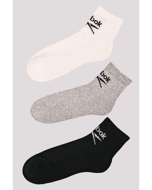 Reebok Natural Classic Core Ankle Socks (3 Pair Pack)