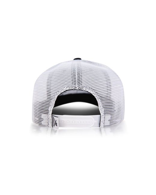 Reebok Black Woven Patch Vector Trucker Cap
