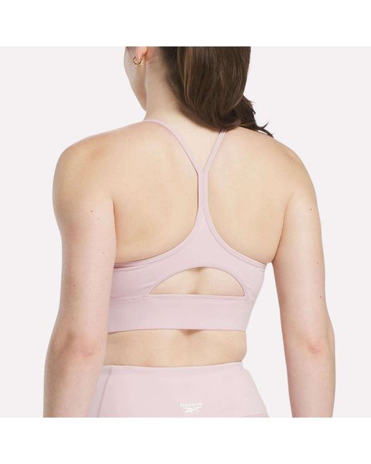 Reebok Natural Strappy Sports Bra