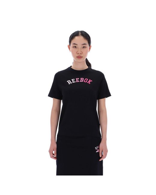 Reebok Black Ombre Logo T-Shirt