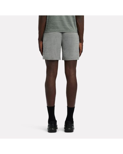 Reebok Gray Id Train 9" Knit Shorts
