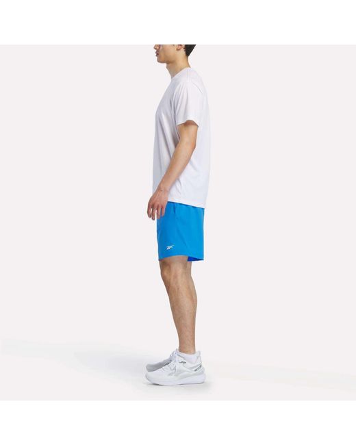 Reebok Blue Woven Shorts for men