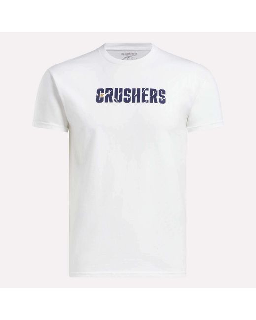 Reebok Blue Crushers Wordmark Tee for men