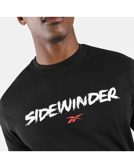 Reebok Black Id Football Sidewinder T-Shirt