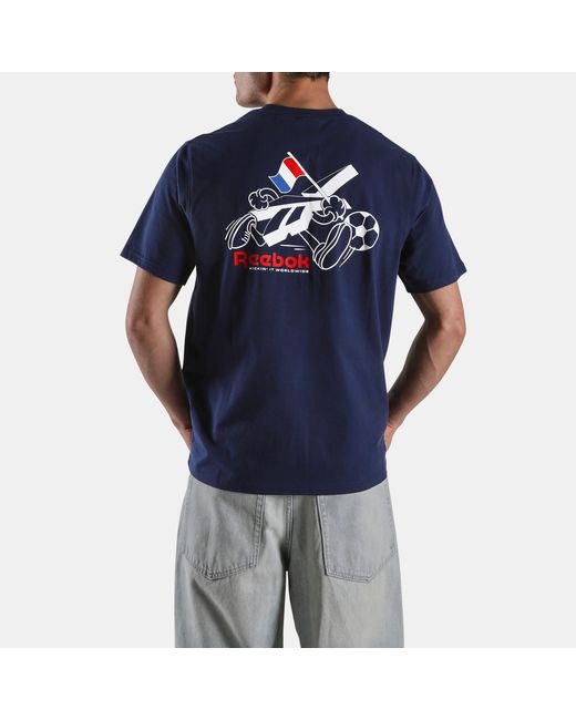 Reebok Blue France Football T-Shirt