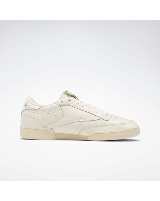 Reebok Club C 85 Vintage Sneakers, Topchalk/Paperwhite/Glen_Green