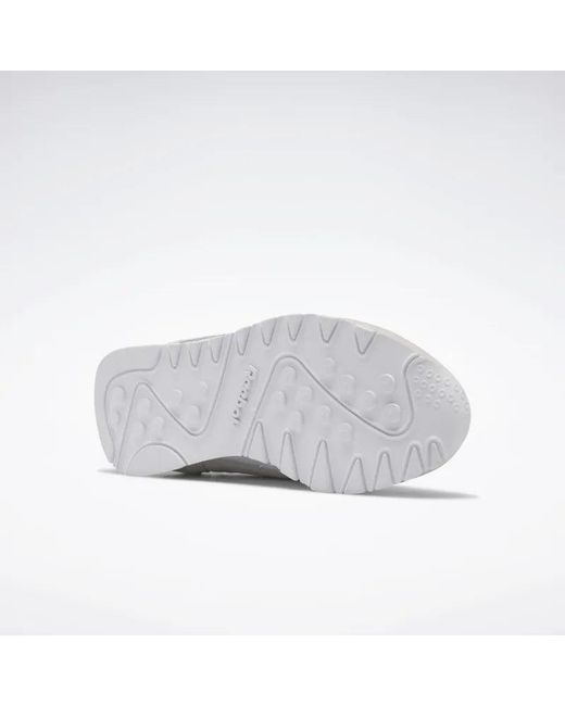 Reebok White Classic Nylon Sneakers