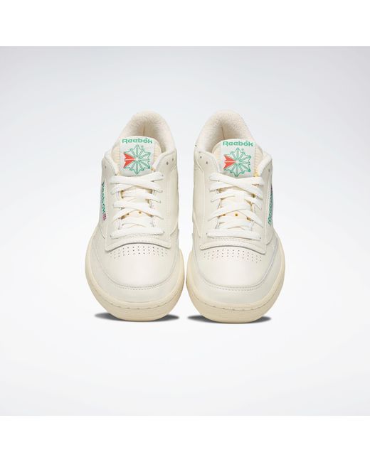 Reebok Club C 85 Vintage Sneakers, Topchalk/Paperwhite/Glen_Green