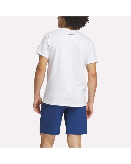 Reebok Blue Crushers Wordmark Tee for men