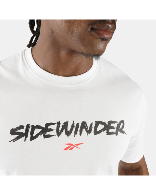 Reebok White Id Football Sidewinder T-Shirt