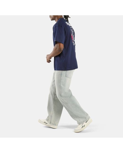 Reebok Blue Starcrest Relaxed T-Shirt