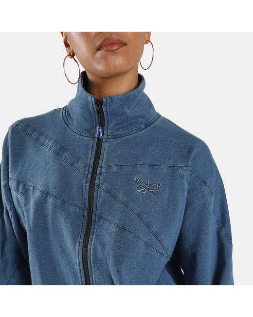 Reebok Blue Street Sport Vector Icon Track Jacket