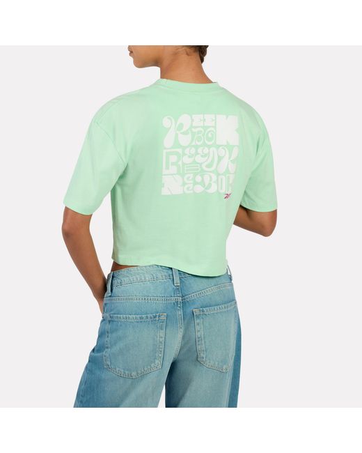 Reebok Green Dynamic Puff T-Shirt