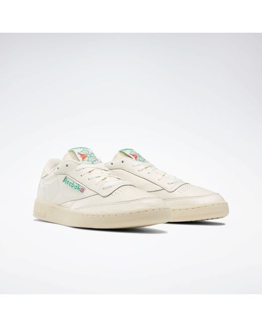 Reebok Club C 85 Vintage Sneakers, Topchalk/Paperwhite/Glen_Green