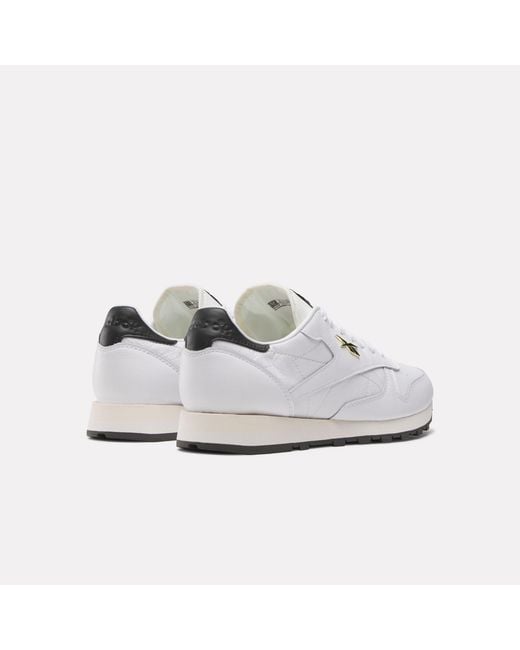 Reebok White Classic Leather Sneakers