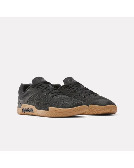 Reebok Black Nano Zero Training Shoes, Gum