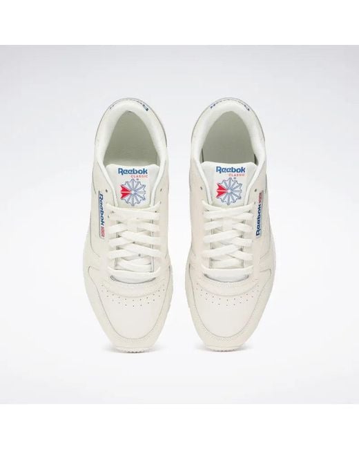 Reebok White Classic Leather Sneakers