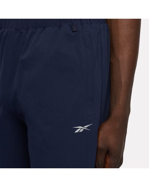 Reebok Blue Id Train Woven Jogger Pants for men