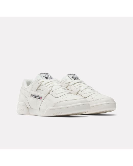 Reebok White Workout Plus Trainers