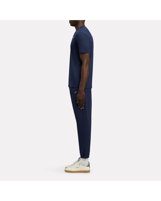 Reebok Blue Id Train Woven Jogger Pants for men