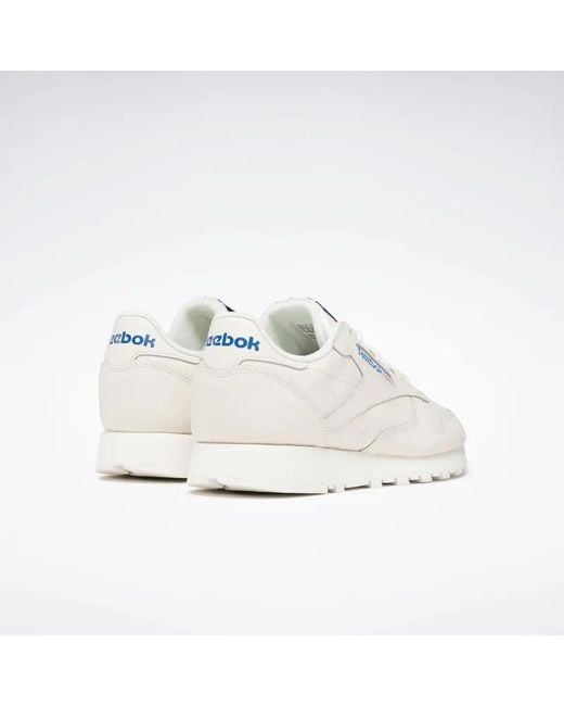 Reebok White Classic Leather Sneakers