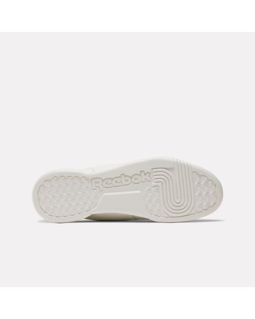 Reebok White Workout Plus Trainers