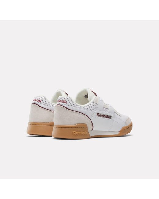 Reebok White Workout Plus Trainers