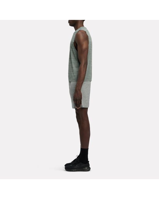 Reebok Gray Id Train 9" Knit Shorts