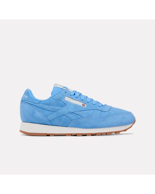 Reebok Blue Classic Leather Sneakers