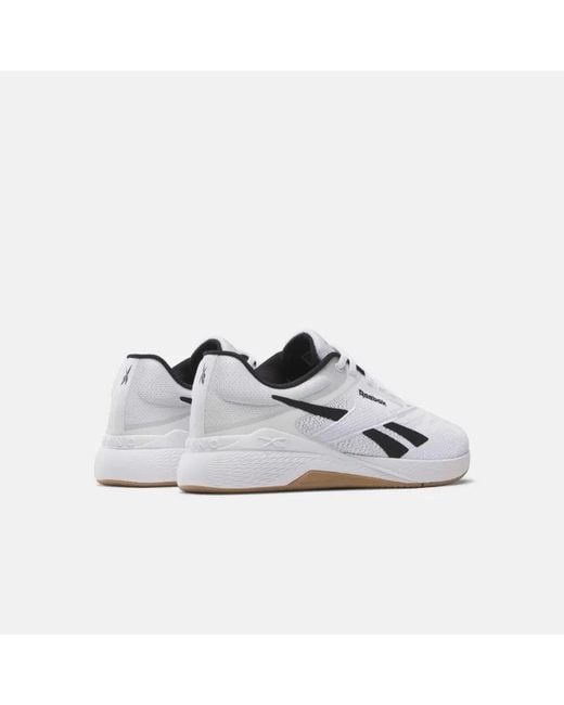 Reebok White Nano X5 Training Shoes