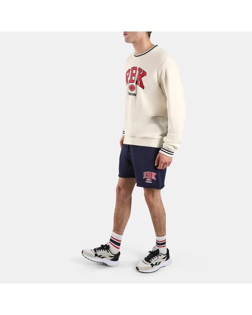 Reebok Blue Rbk Collegiate Shorts for men