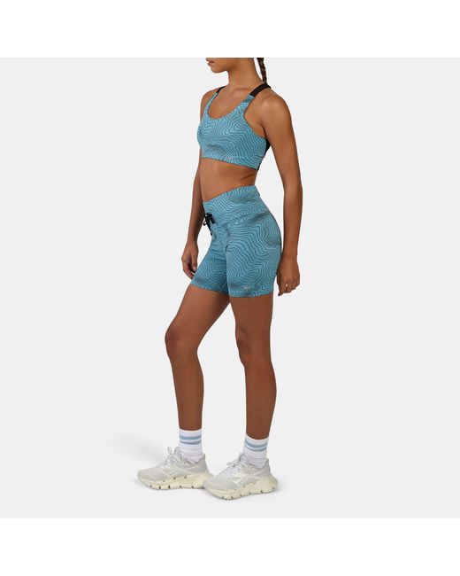 Reebok Blue Rbk Lab Running Printed Shorts