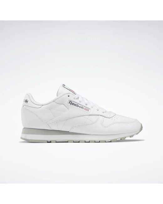 Reebok White Classic Leather Sneakers