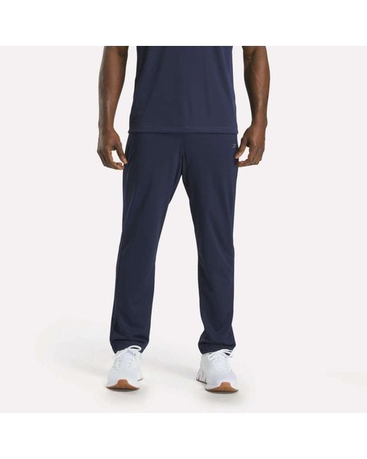Reebok Blue Train Knit Pants for men