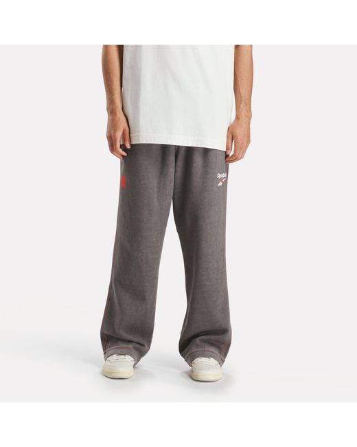 Reebok Gray X Kodak Straight-Leg Joggers