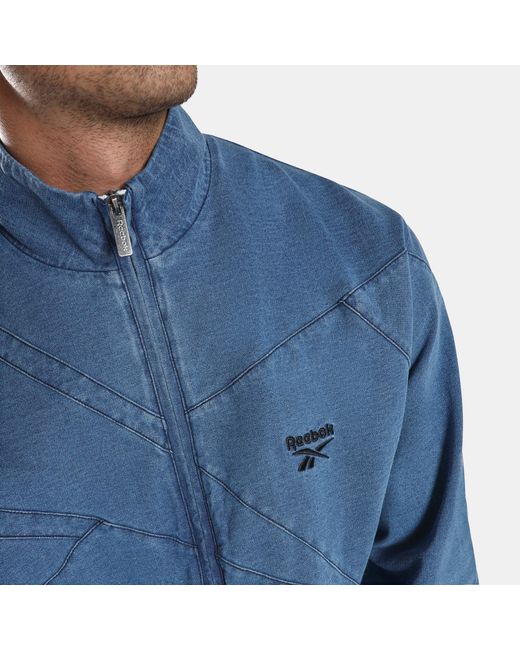 Reebok Blue Street Sport Vector Icon Track Jacket for men