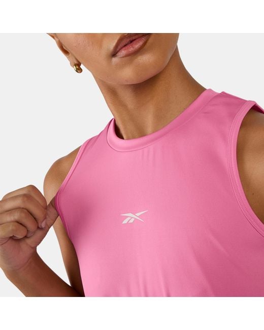 Reebok Pink Id Train Tank