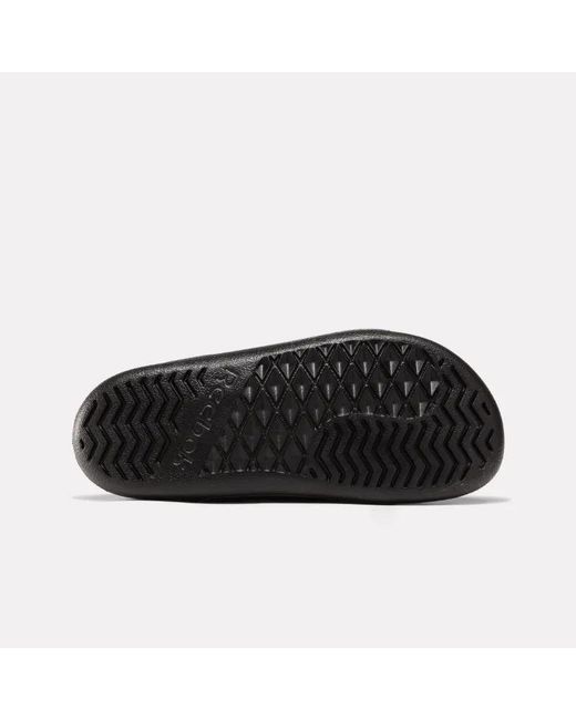 Reebok Black Clean Slides