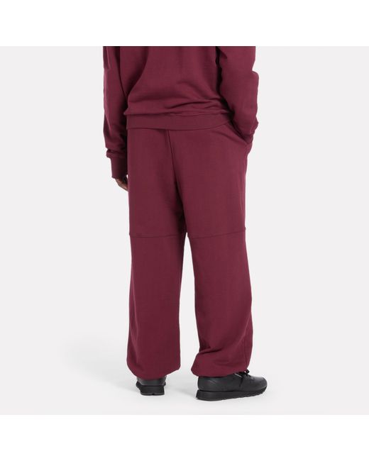 Reebok Red Graphic Sweatpants