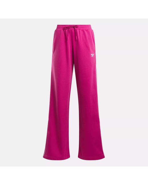 Reebok Pink Identity Back Vector Tricot Track Pants