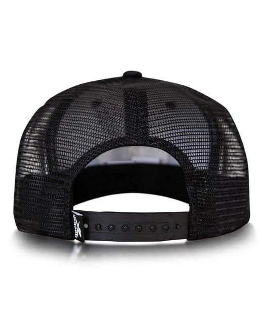 Reebok Black Basketball Trucker Cap