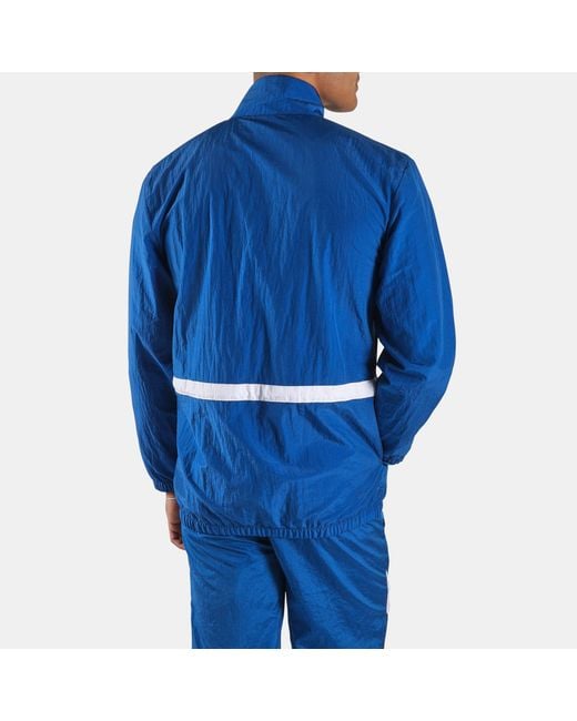 Reebok Blue Heritage Curve Track Jacket for men