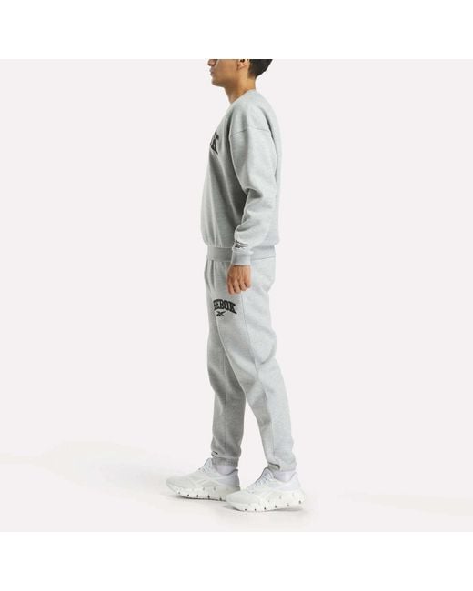 Reebok Gray Cottle Sweatshirt for men