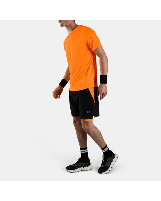 Reebok Orange Id Run T-Shirt