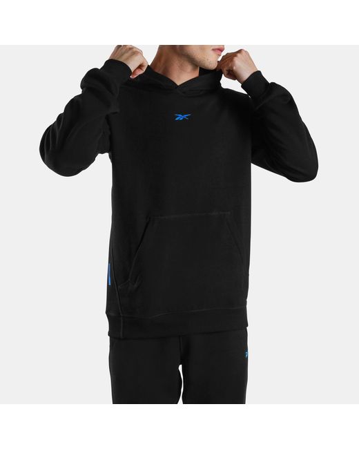Reebok Black Athlete Doubleknit Hoodie